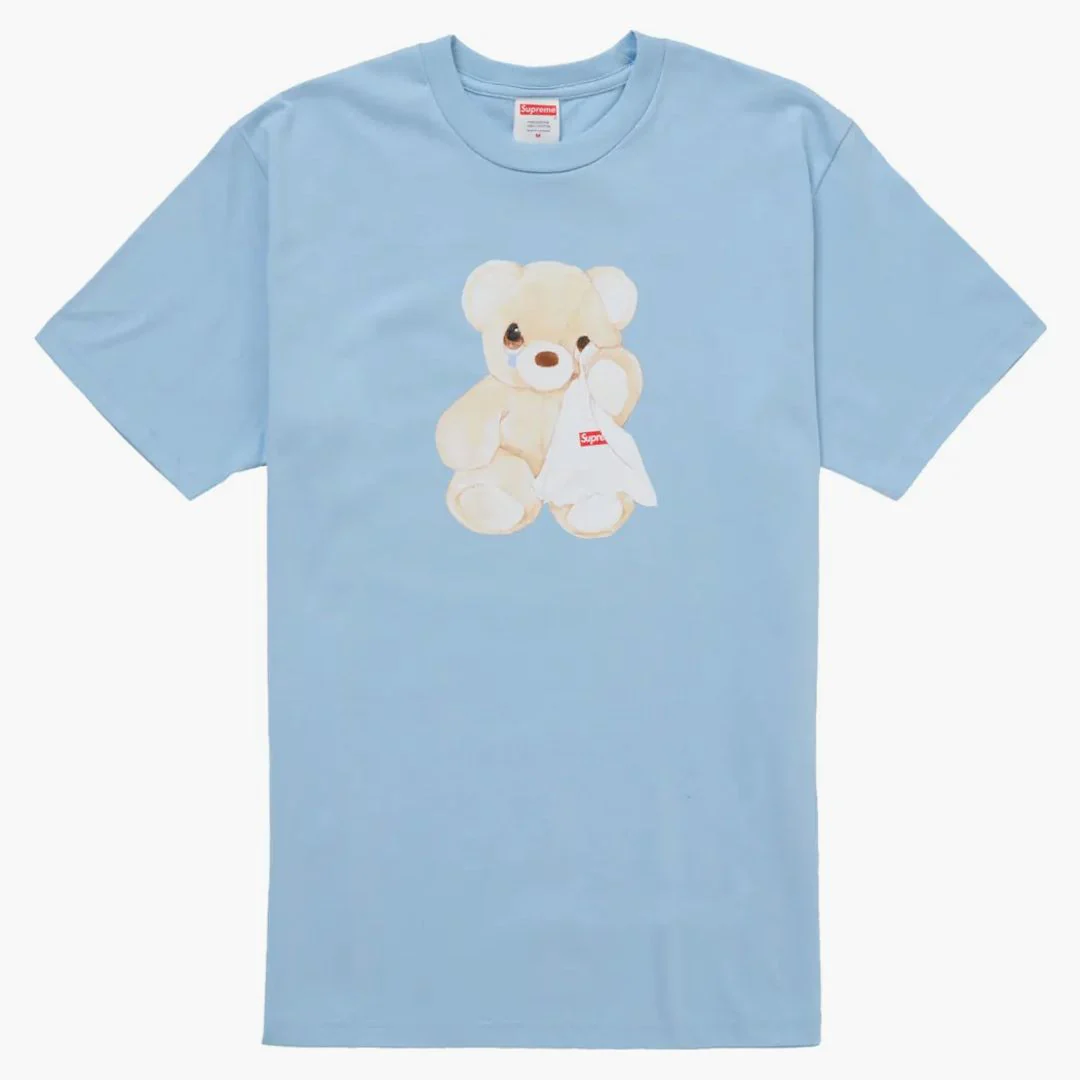 Supreme Bear Tee (ss25) Powder Blue