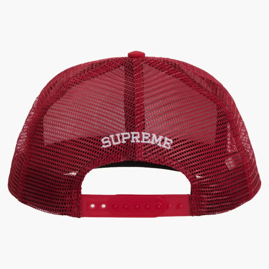 Supreme Black Cat Mesh Back 5-panel Red - Image 2