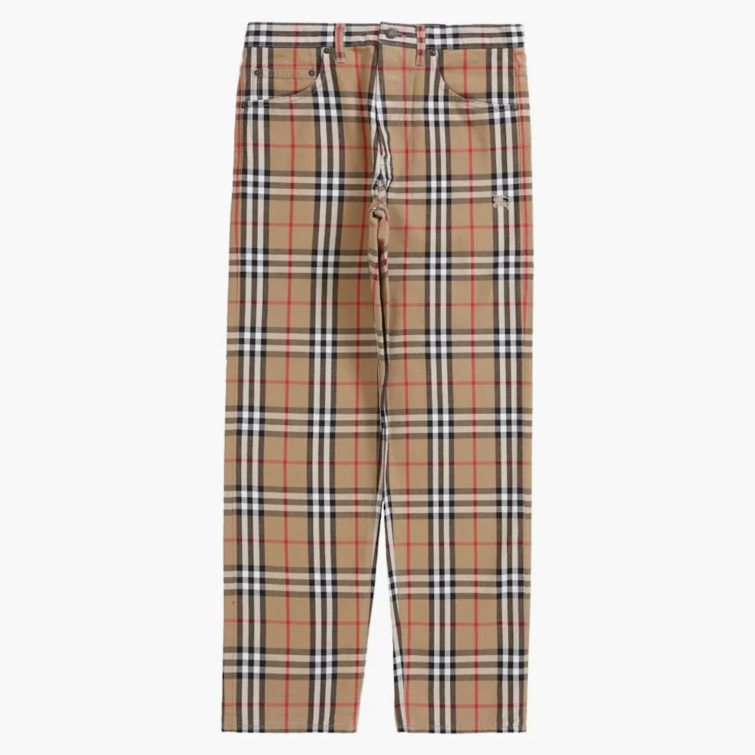 Supreme Burberry Regular Jean Beige