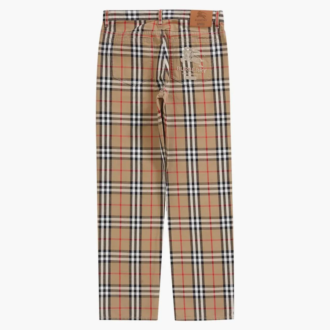 Supreme Burberry Regular Jean Beige - Image 2