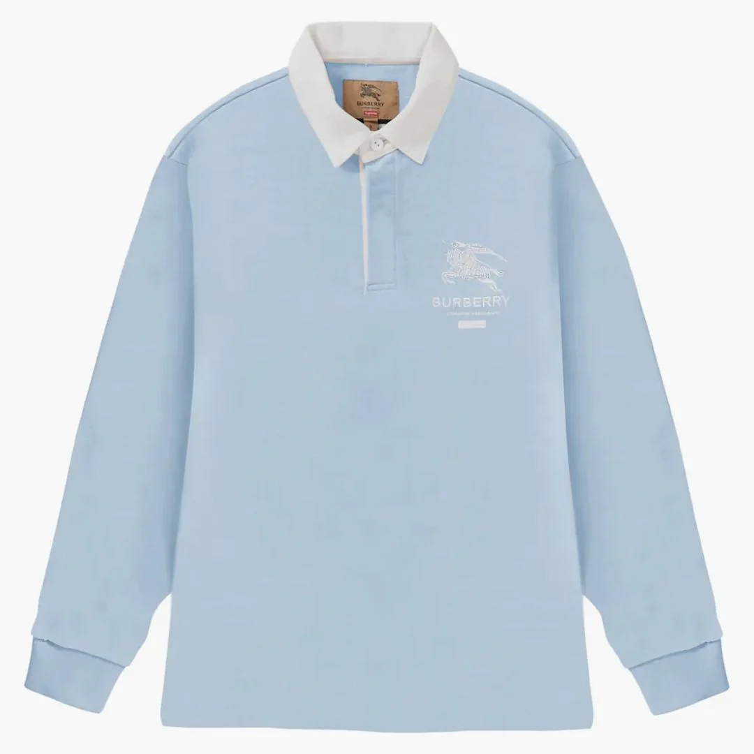 Supreme Burberry Rugby Pale Blue