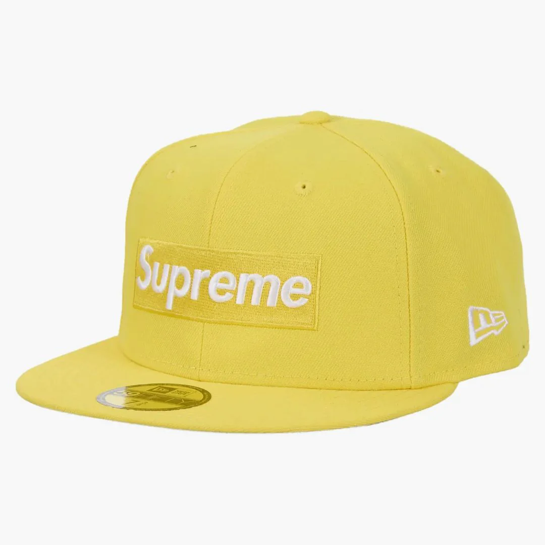 Supreme Championship Box Logo New Era 59fifty Hat Yellow