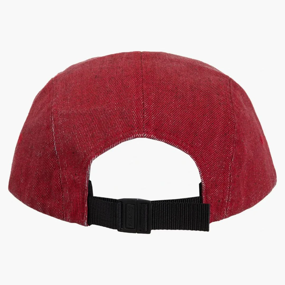 Supreme Coated Denim Camp Cap Red - Image 2