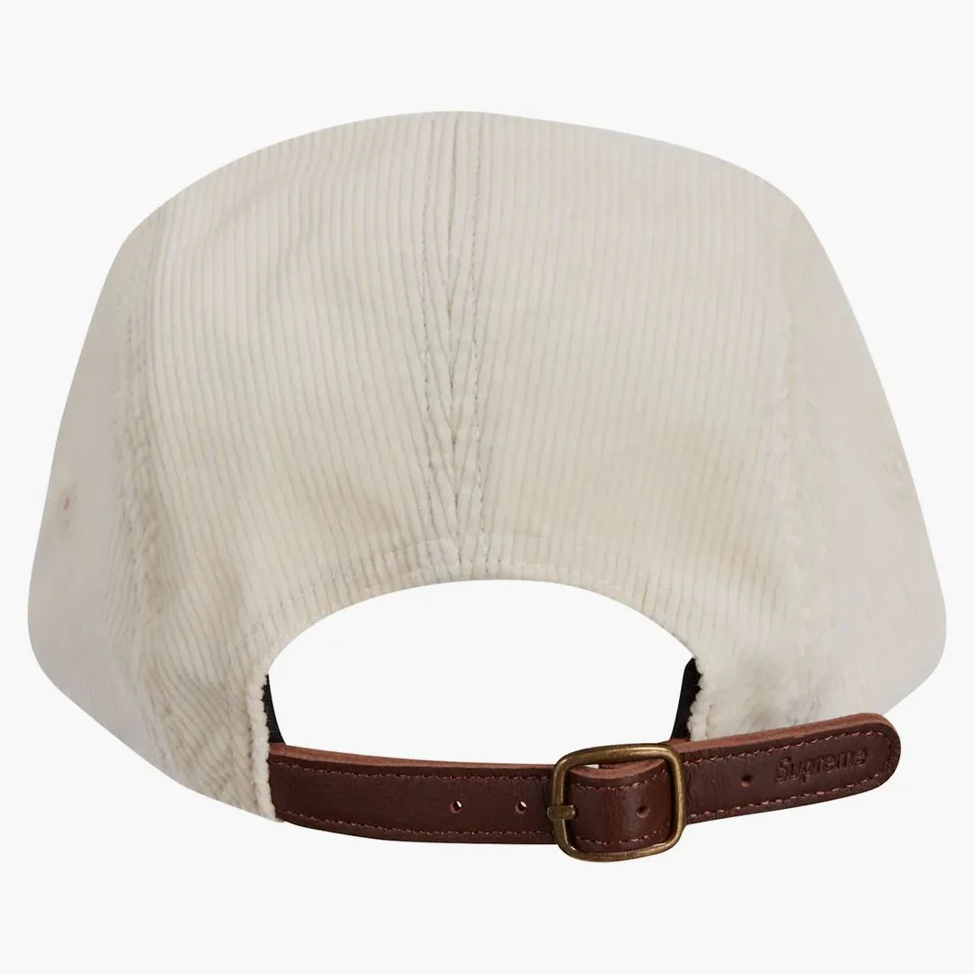 Supreme Corduroy Camp Cap (fw22) White - Image 2