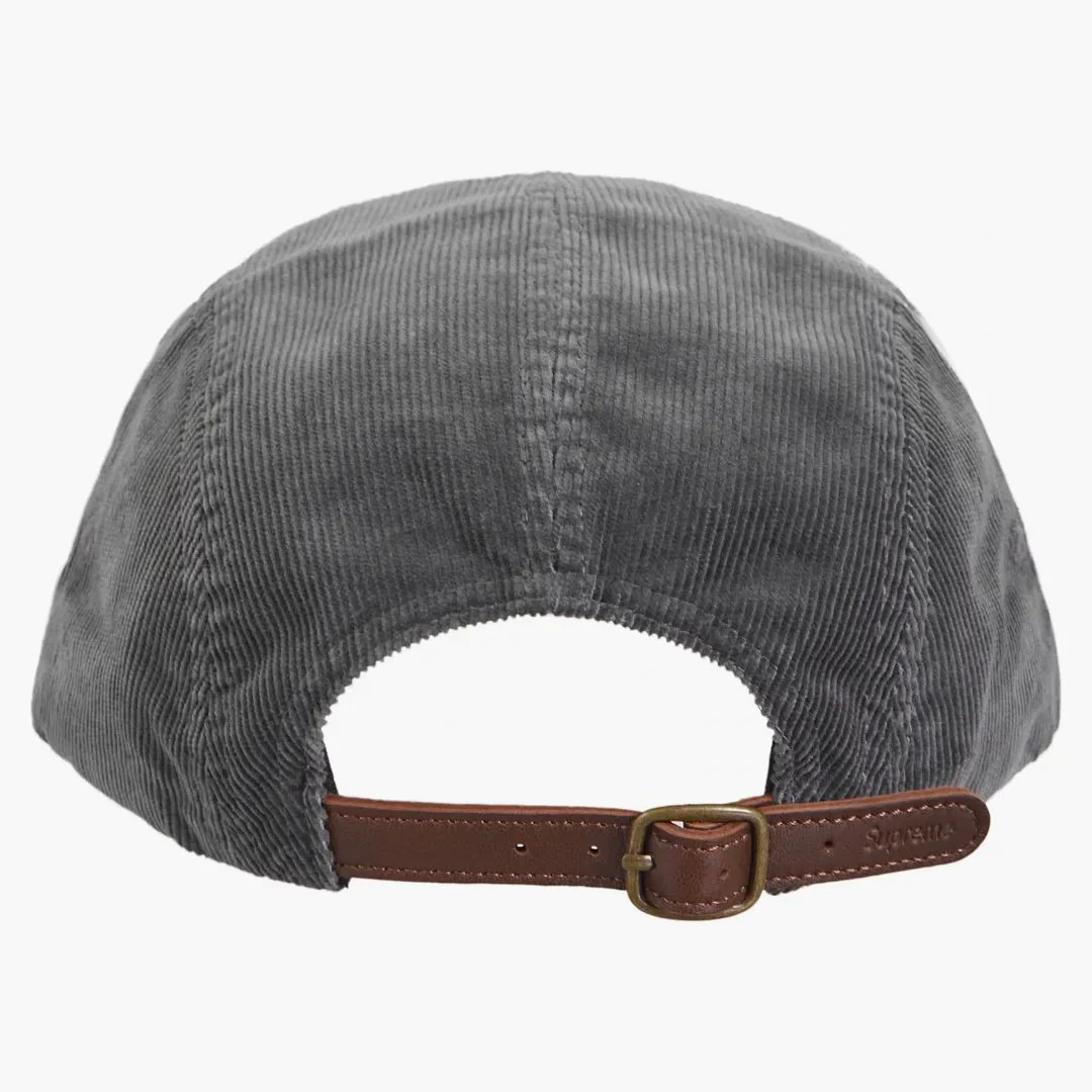 Supreme Corduroy Camp Cap (fw23) Grey - Image 2