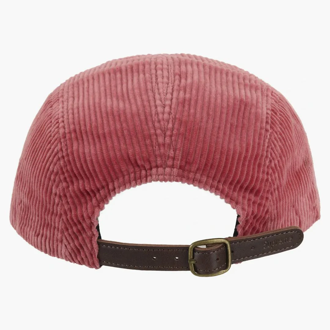 Supreme Corduroy Camp Cap (fw25) Coral - Image 2