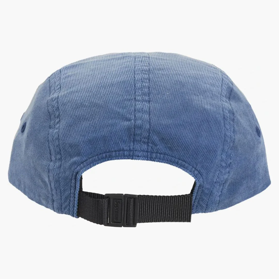 Supreme Corduroy Pocket Camp Cap Blue - Image 2