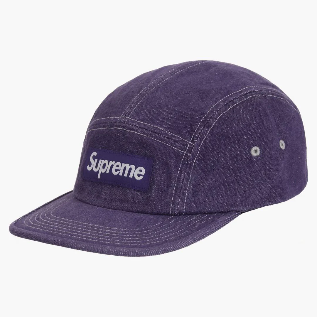 Supreme Denim Camp Cap (ss25) Purple