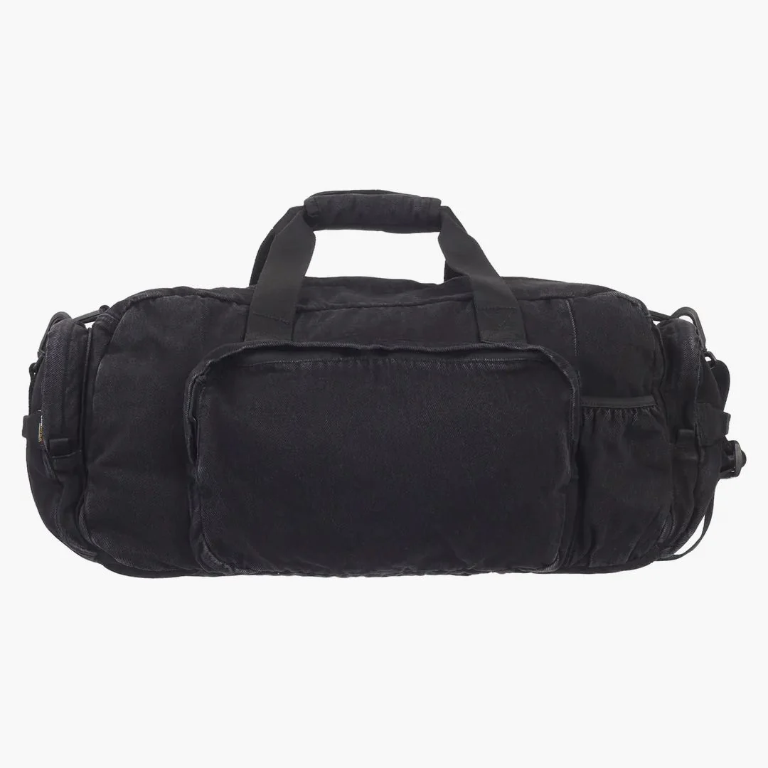Supreme Denim Duffle Bag Black - Image 2
