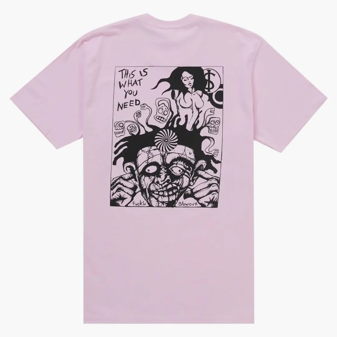 Supreme Fuckin Blowout Tee Light Pink - Image 2