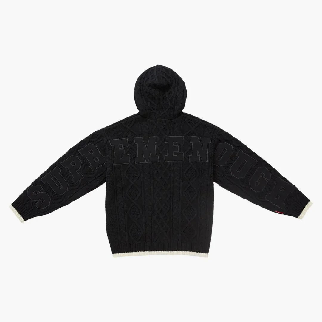 Supreme Goodenough Zip Up Hooded Sweater Black - Image 2