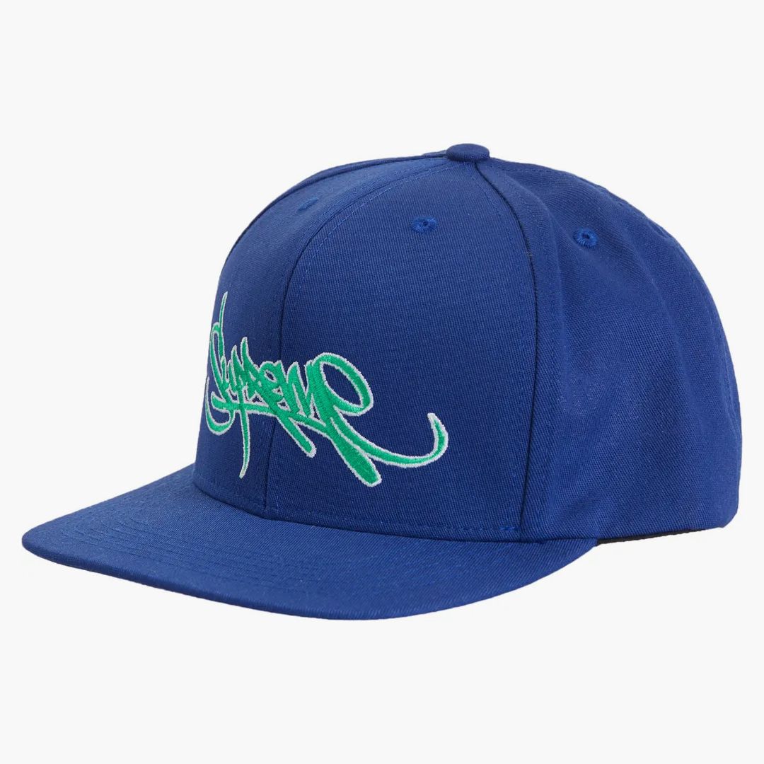 Supreme Handstyle 6-panel Blue