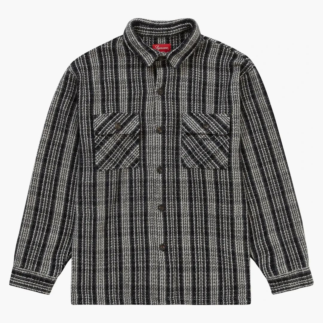 Supreme Heavy Flannel Shirt Black