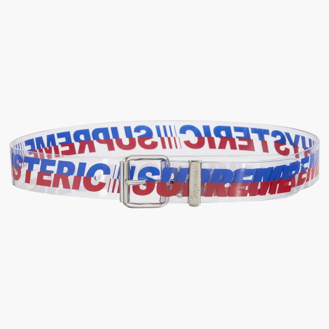 Supreme Hysteric Glamour Vinyl Belt Clear - Image 3