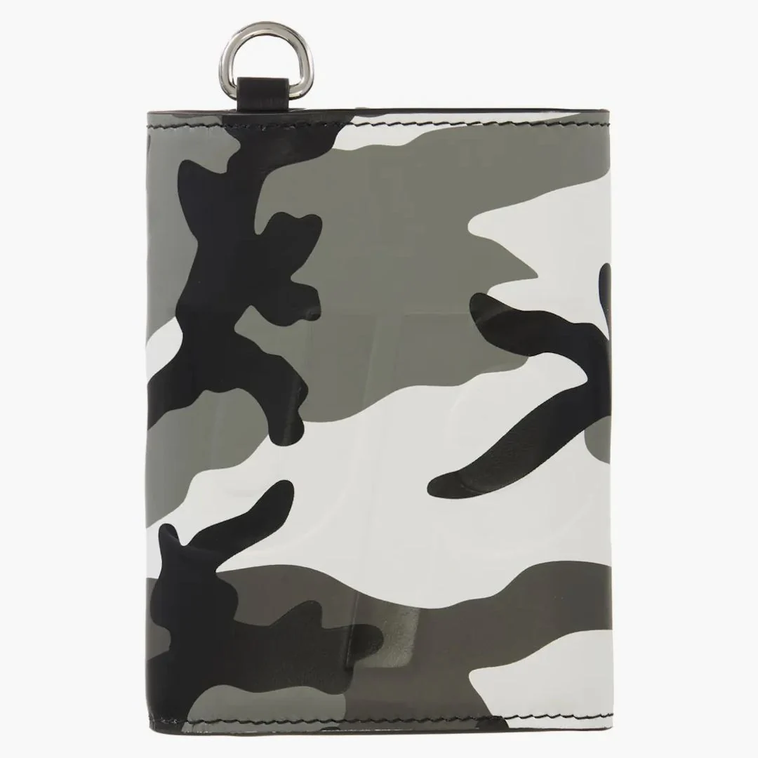 Supreme Leather Chain Wallet Snow Camo - Image 4