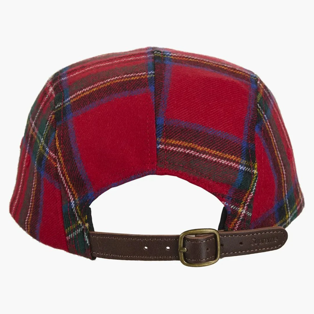 Supreme Lochcarron Camp Cap Red Plaid - Image 2