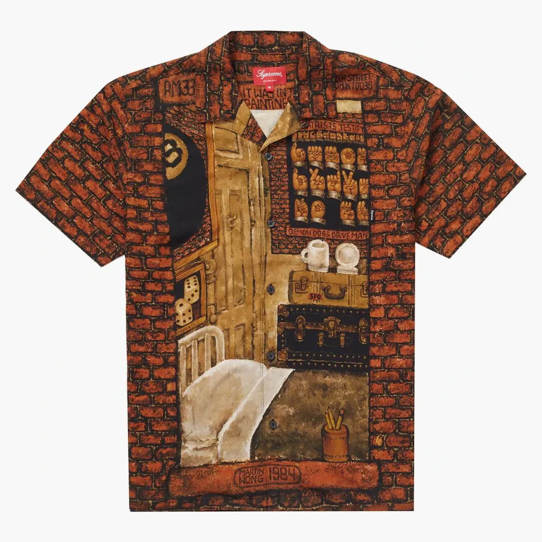 Supreme Martin Wong Secret World Rayon Shirt Multicolor - Image 2