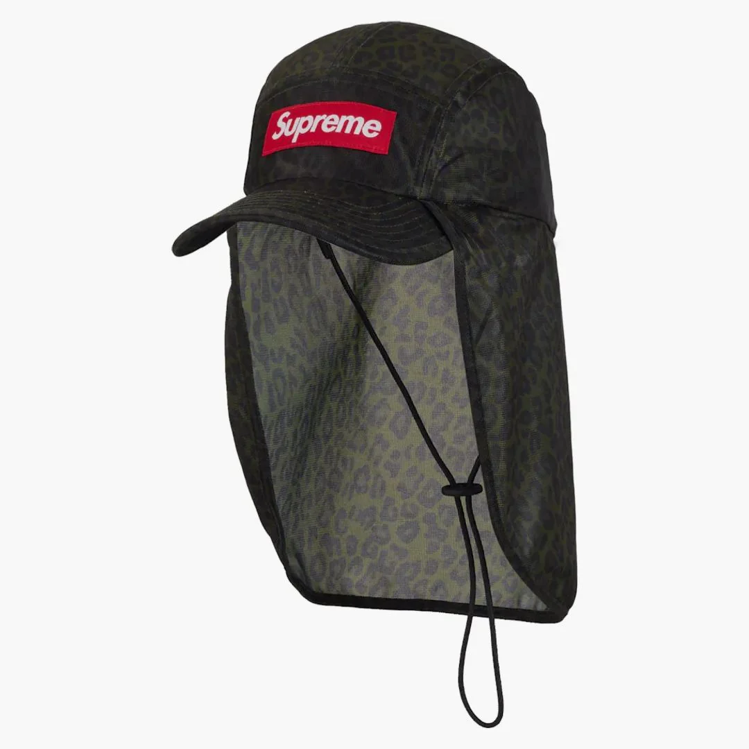 Supreme Mesh Sunshield Camp Cap Leopard - Image 2