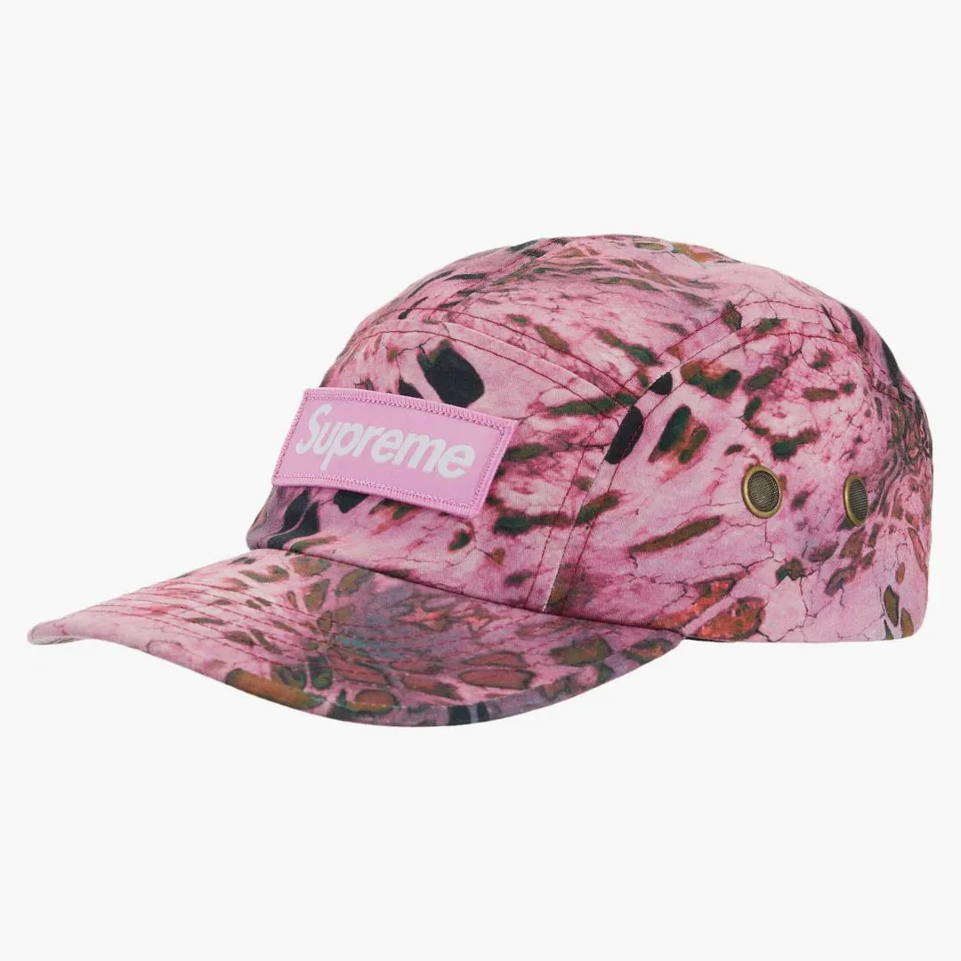 Supreme Military Camp Cap (ss22) Pink Prym1 Camo