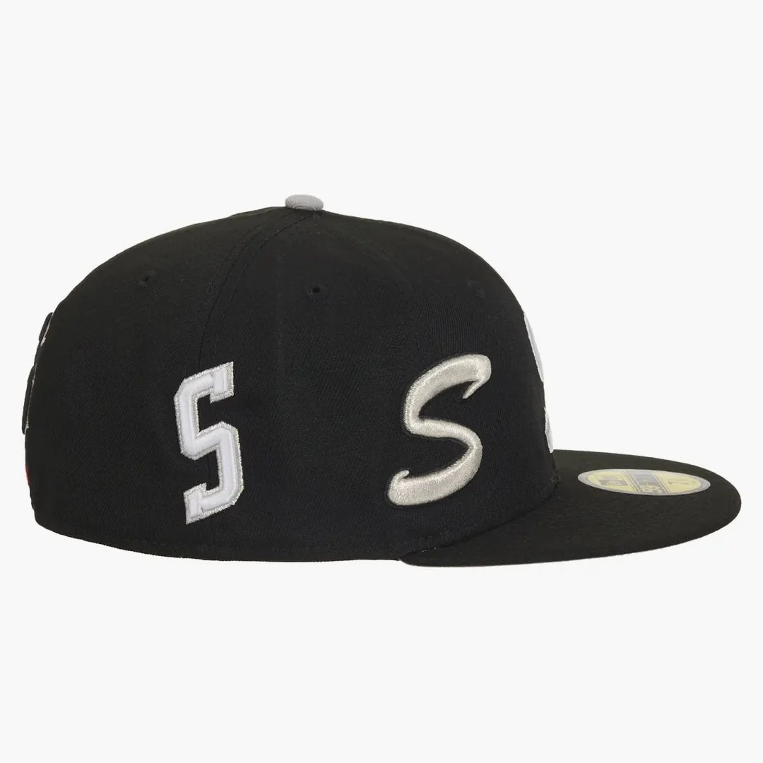 Supreme Multi S Logo New Era 59fifty Fitted Hat Black - Image 2