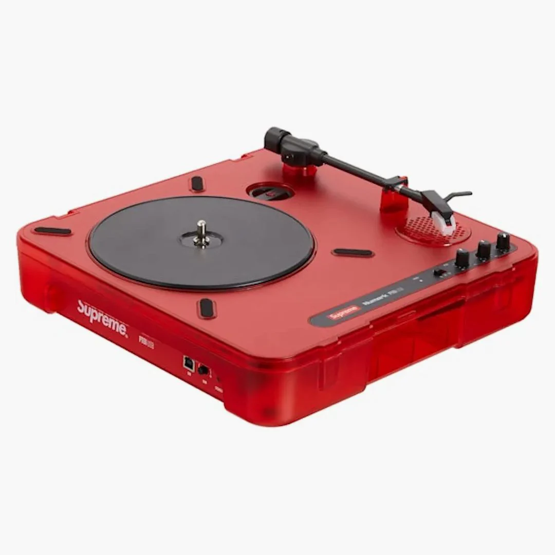 Supreme Numark Pt01 Portable Turntable Eu Plug Red - Image 2
