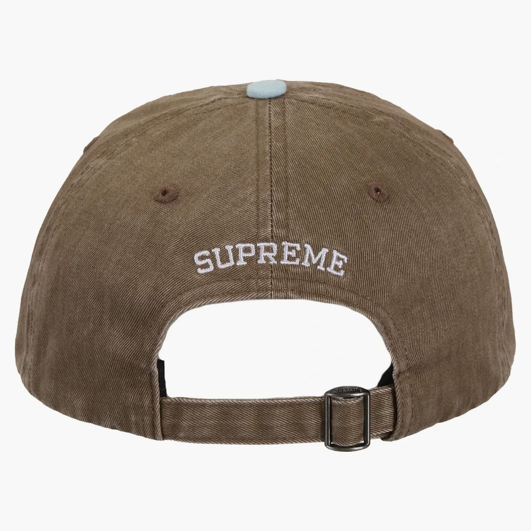 Supreme Pigment Coated 2-tone S Logo 6-panel Brown - Image 2