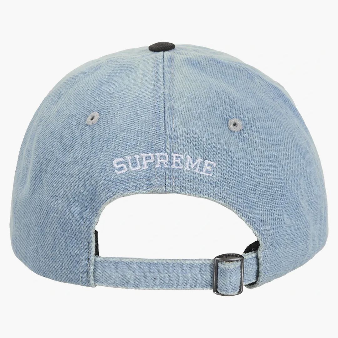 Supreme Pigment Coated 2-tone S Logo 6-panel Denim - Image 2