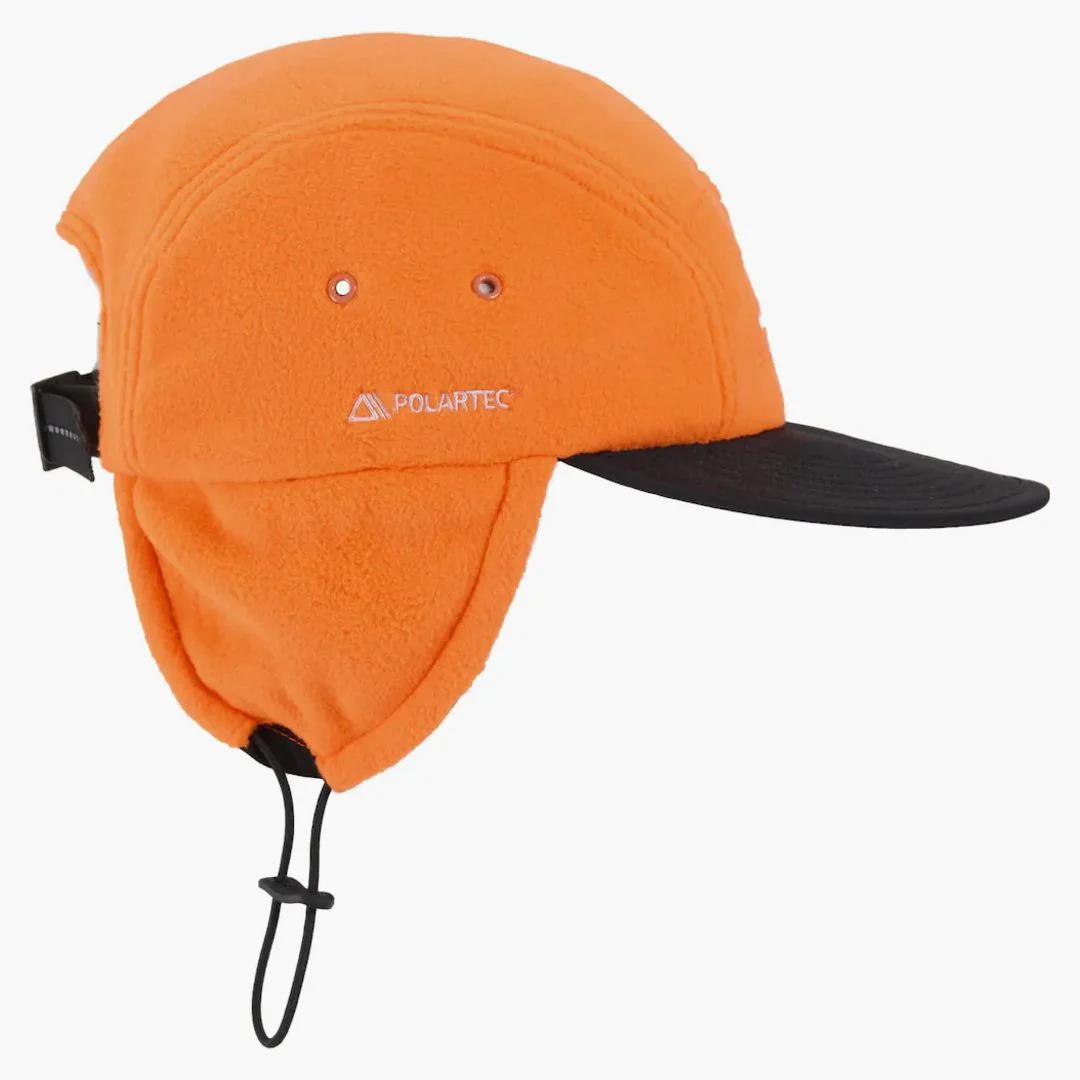 Supreme Polartec Earflap Camp Cap (fw24) Orange - Image 2