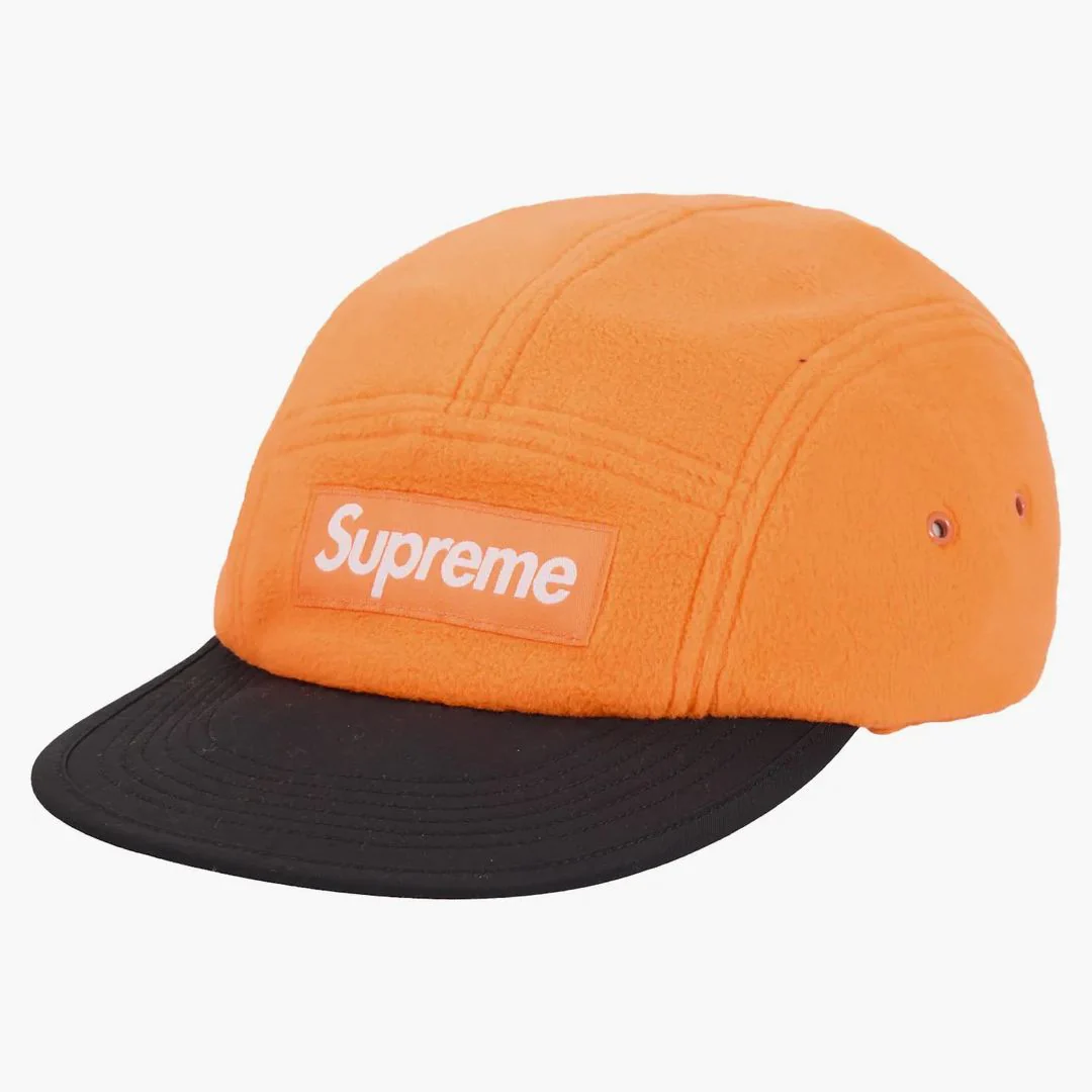 Supreme Polartec Earflap Camp Cap (fw24) Orange - Image 3