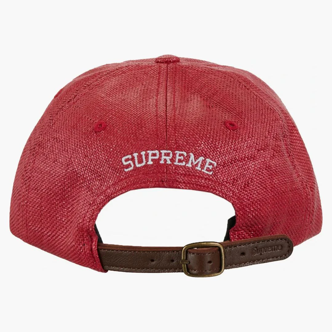 Supreme Raffia S Logo 6-panel Red - Image 2