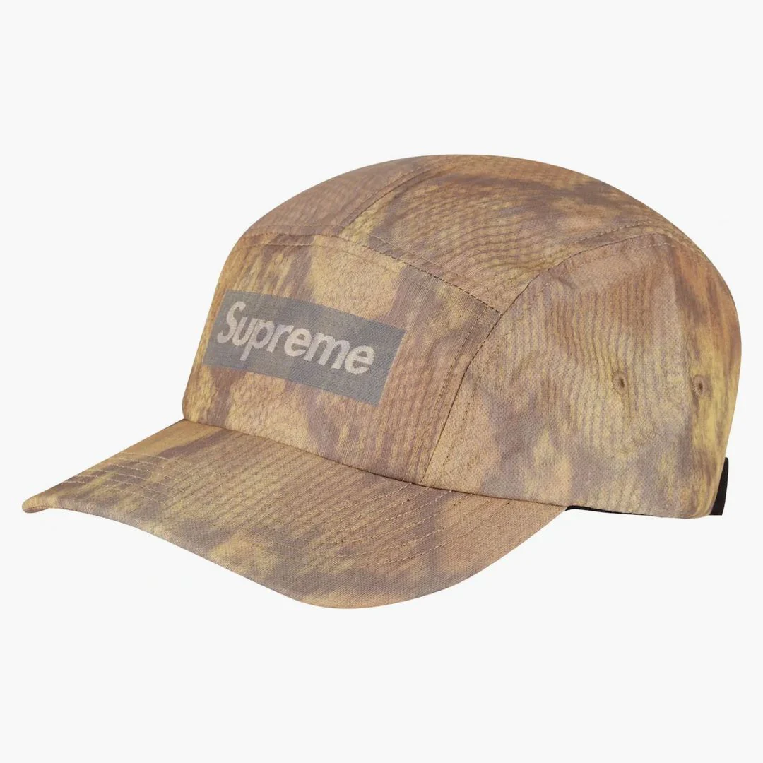 Supreme Reflective Jacquard Logo Camp Cap (fw22) Snake