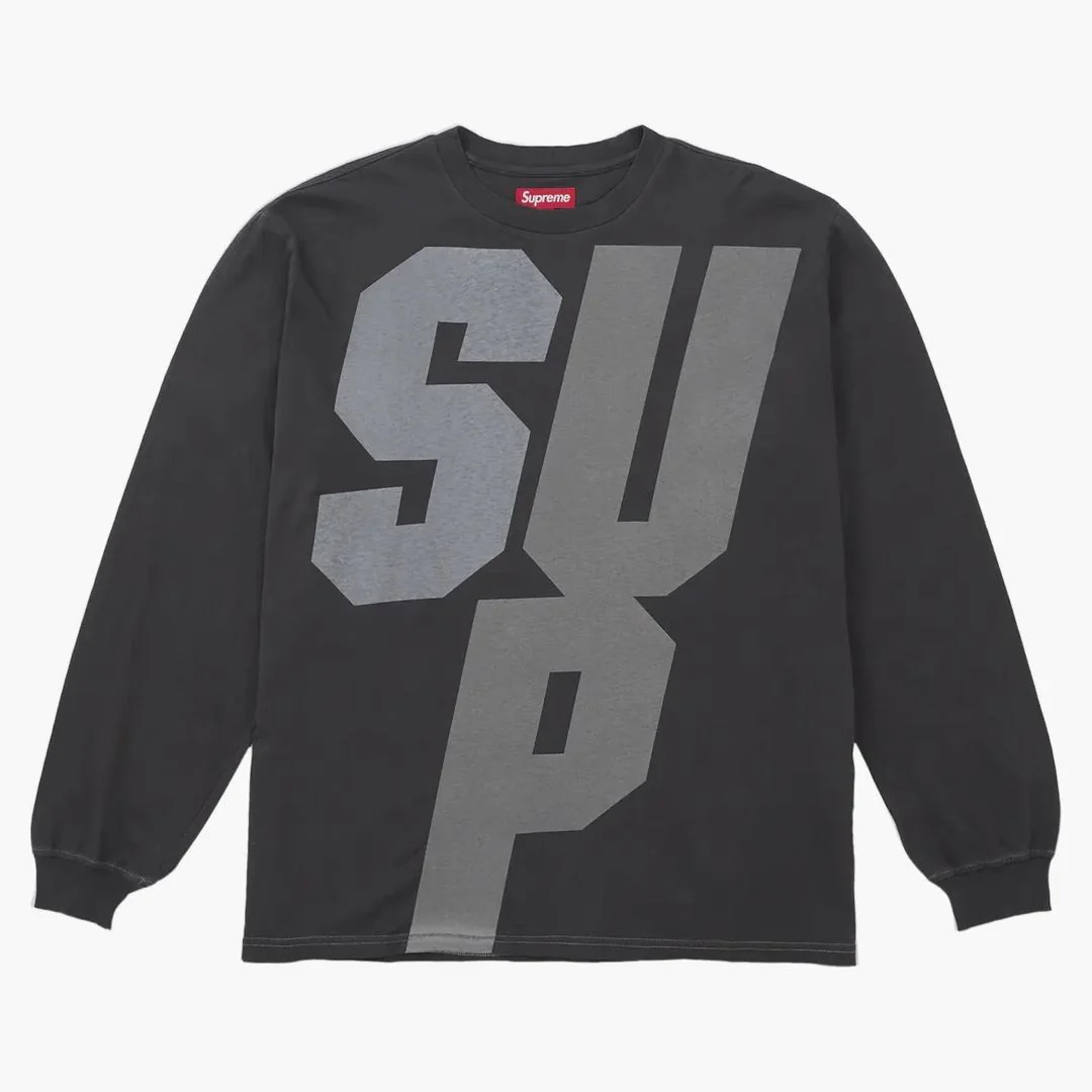Supreme Reflective L/s Top Black - Image 3