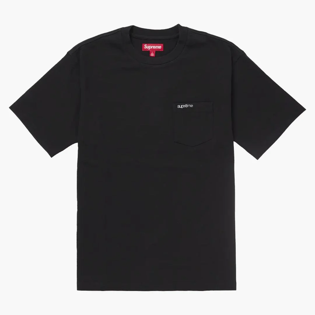 Supreme S/s Pocket Tee (ss25) Black