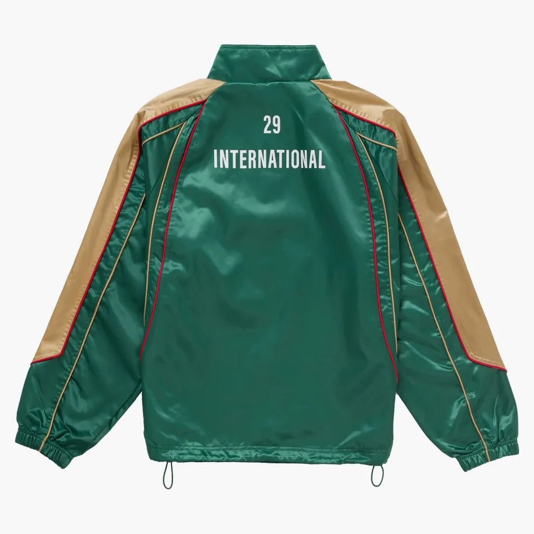 Supreme Satin Piping Pullover Green - Image 2