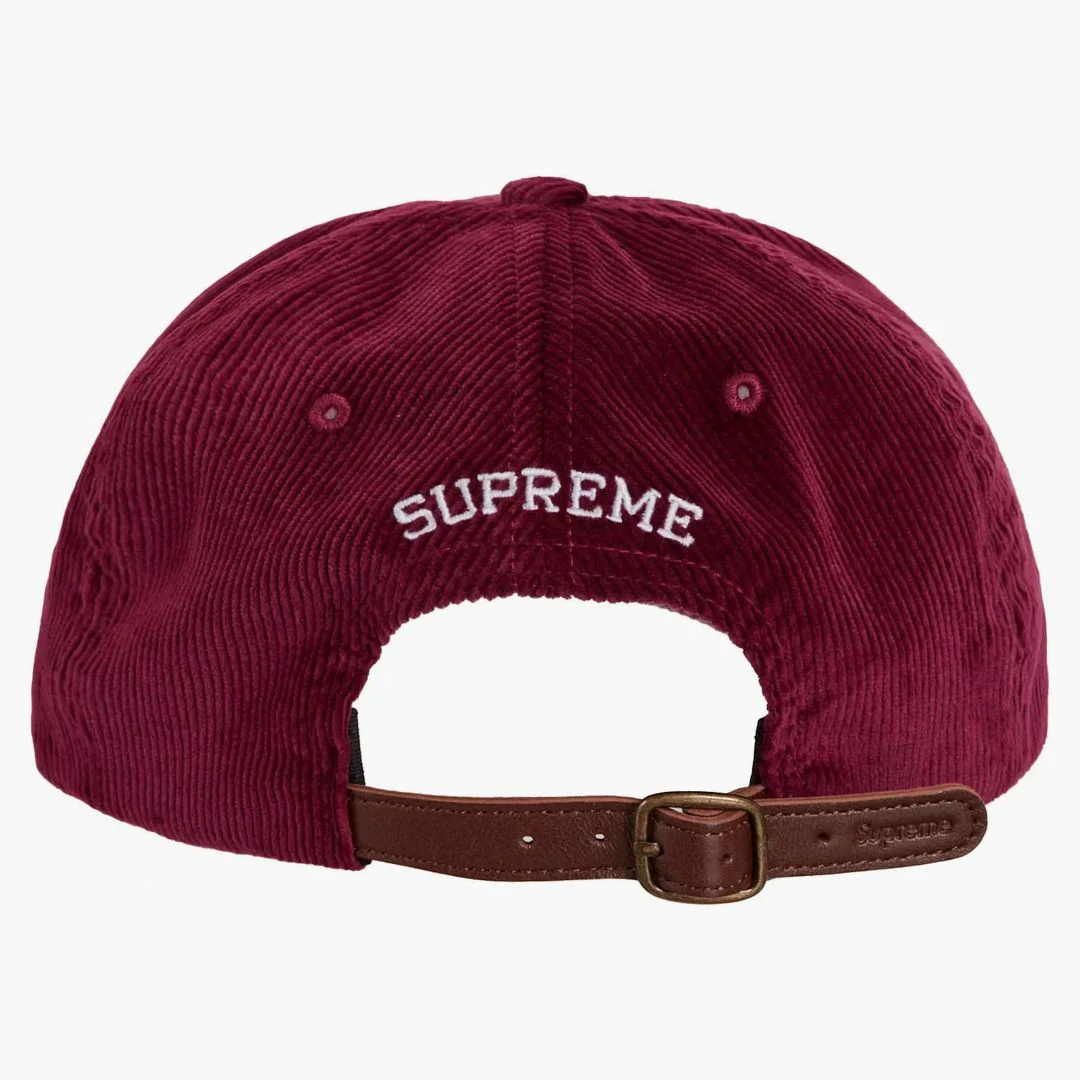 Supreme Script Corduroy 6-panel Magenta - Image 2