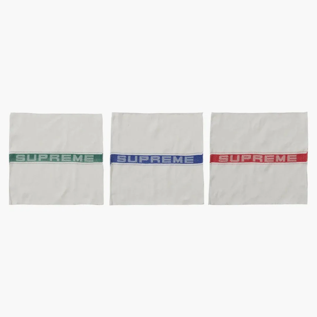 Supreme Shop Towel (set Of 3) Multicolor