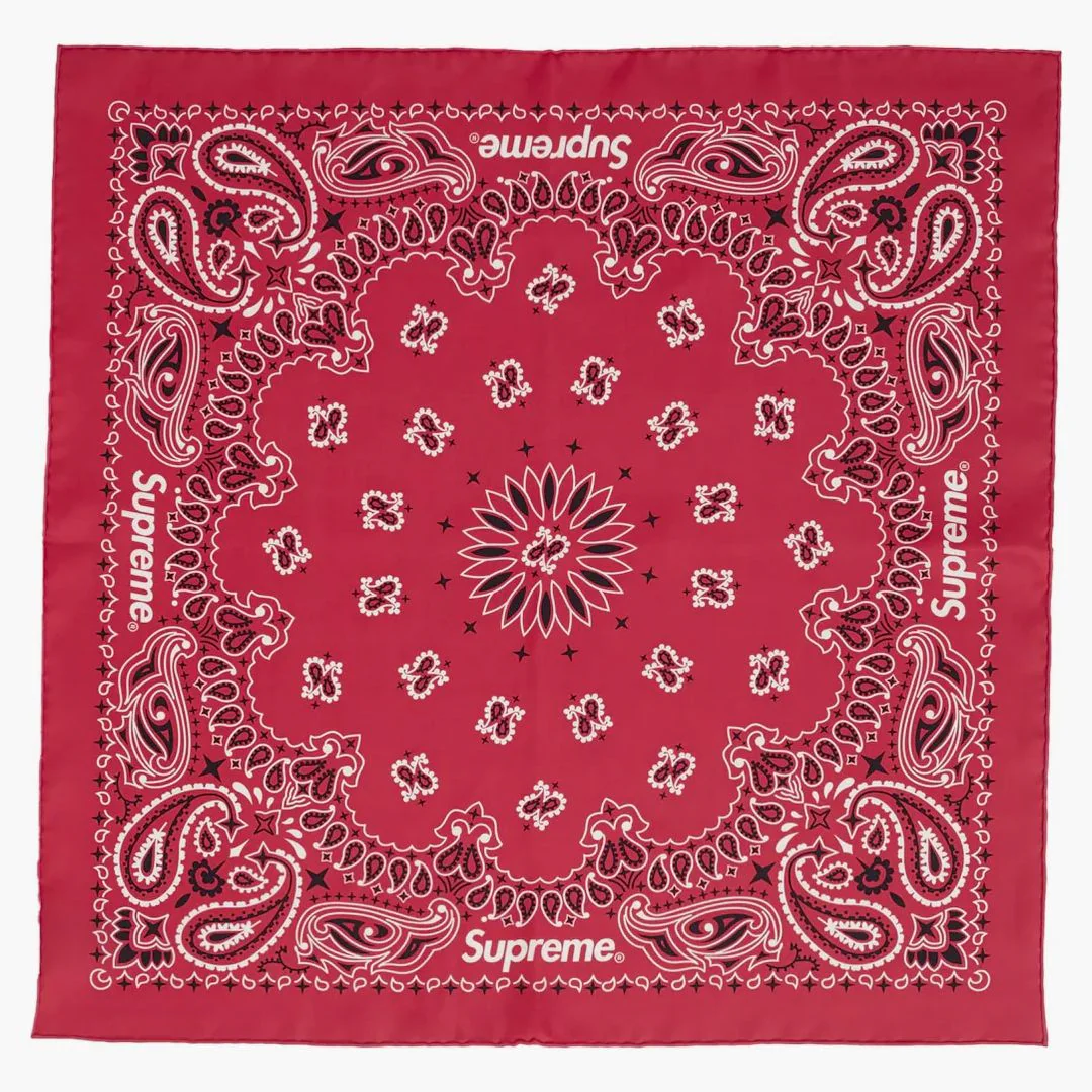 Supreme Silk Bandana Red