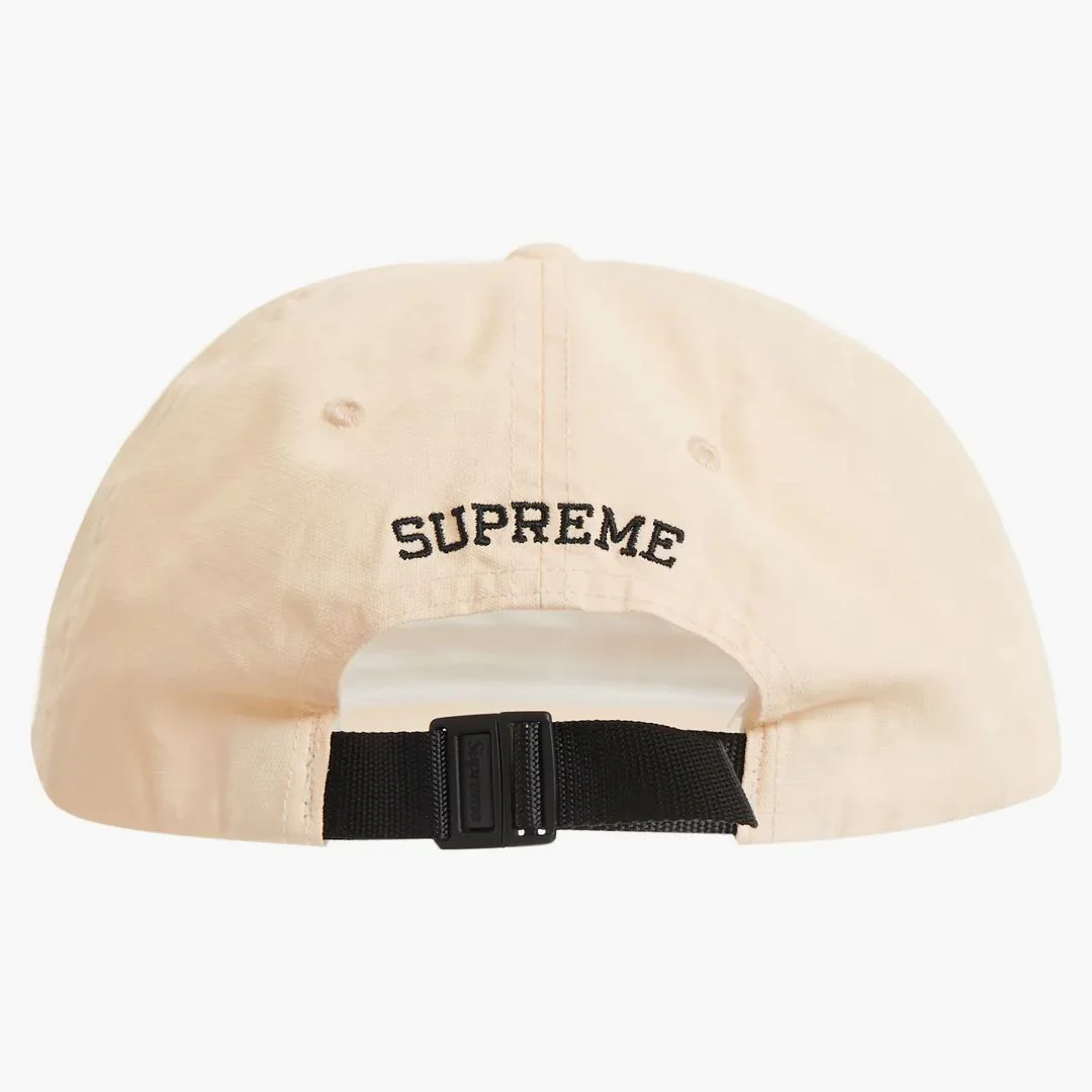 Supreme Small Box Coated Linen 6-panel Natural - Image 2