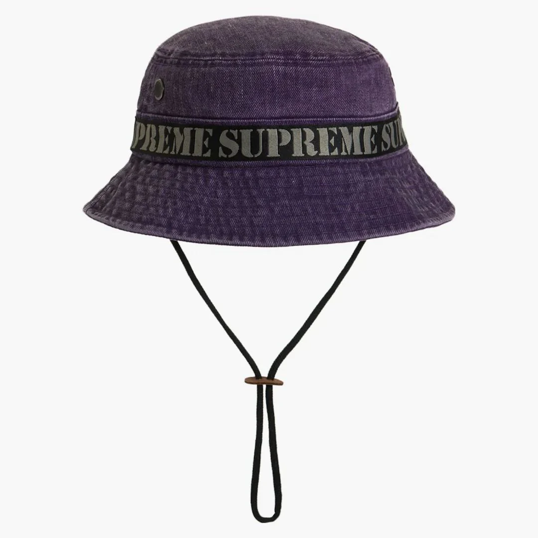 Supreme Stencil Webbing Boonie Purple - Image 2