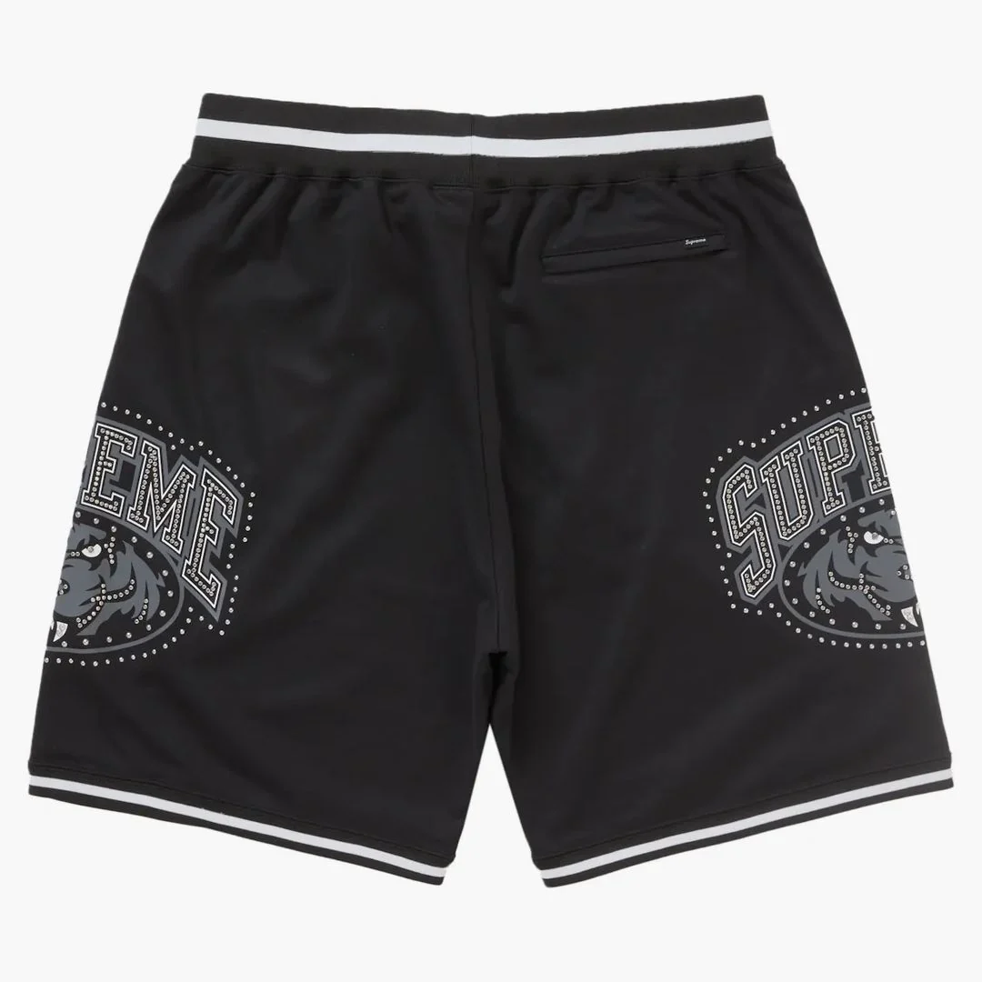 Supreme Studded Basketball Short Black - Image 2