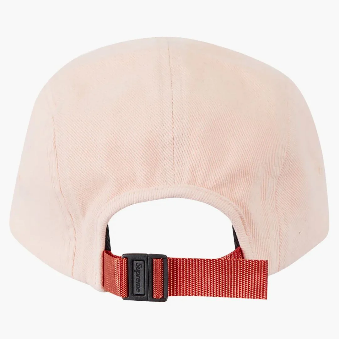 Supreme Suede Visor Camp Cap Peach - Image 2