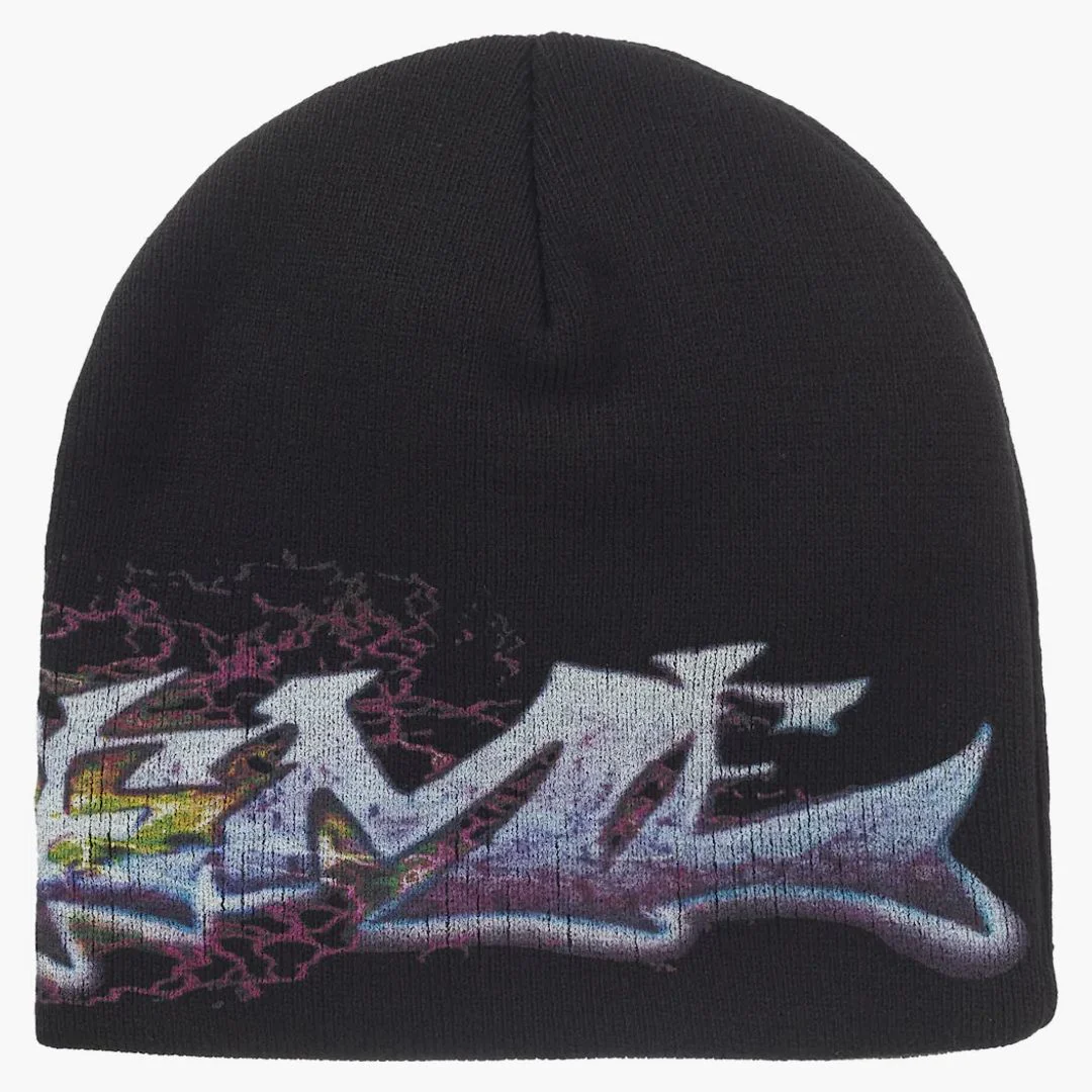 Supreme Tag Beanie (fw25) Black - Image 2