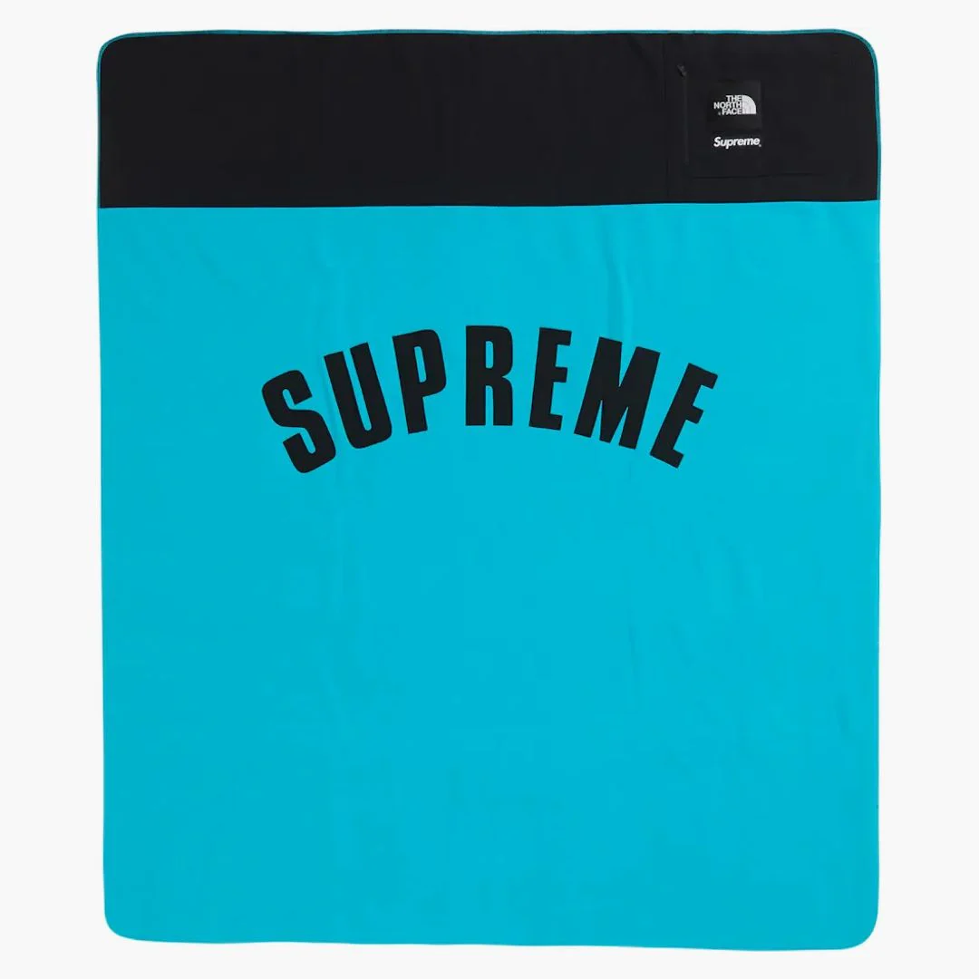 Supreme The North Face Arc Logo Denali Fleece Blanket Teal