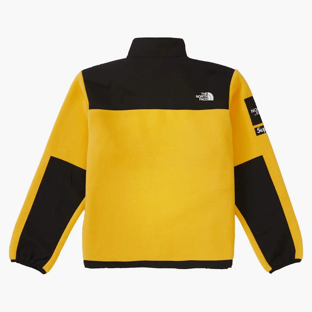 Supreme The North Face Arc Logo Denali Fleece Jacket Yellow - Image 2