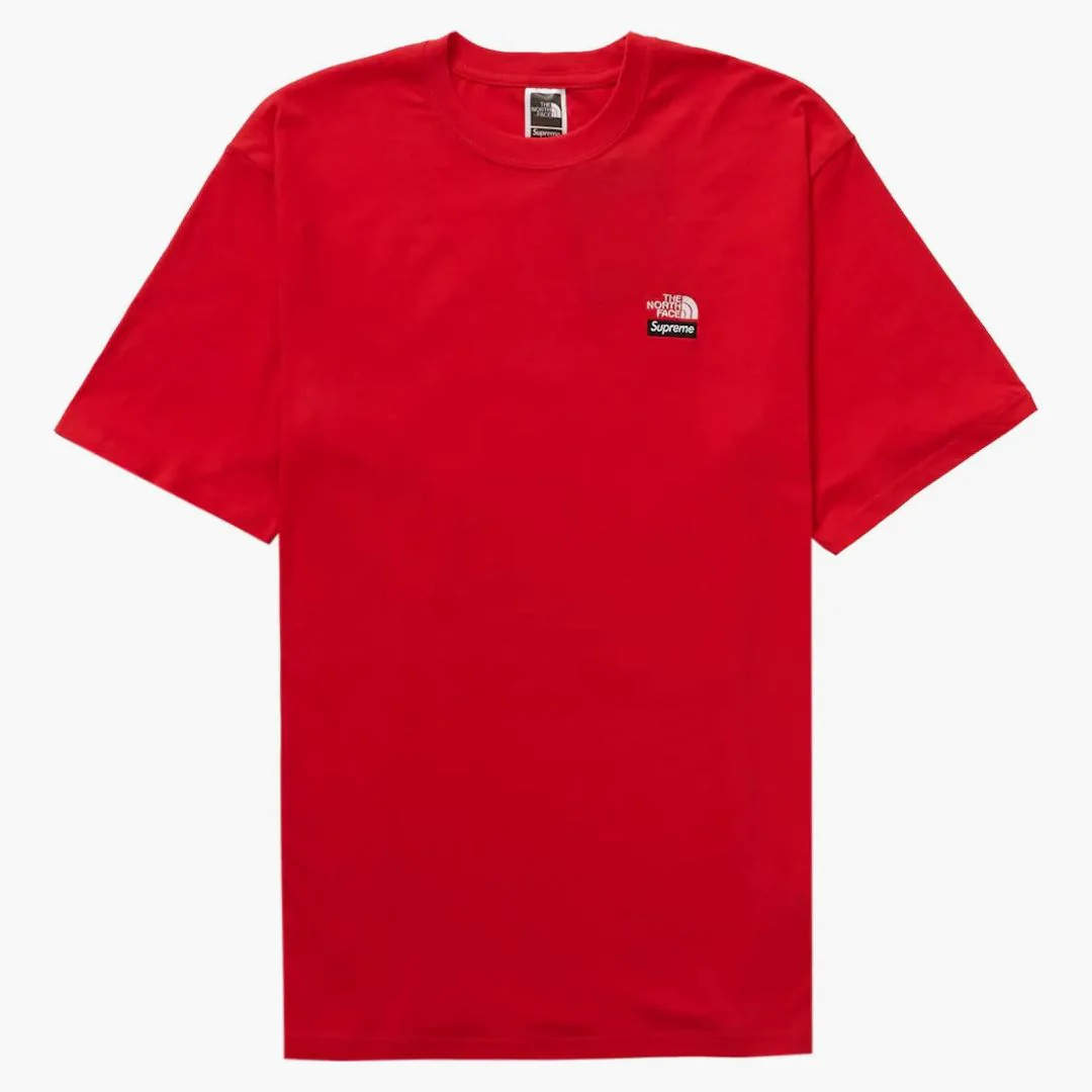 Supreme The North Face Bandana Tee Red - Image 2