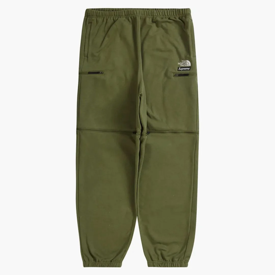 Supreme The North Face Convertible Sweatpant Olive - Image 3