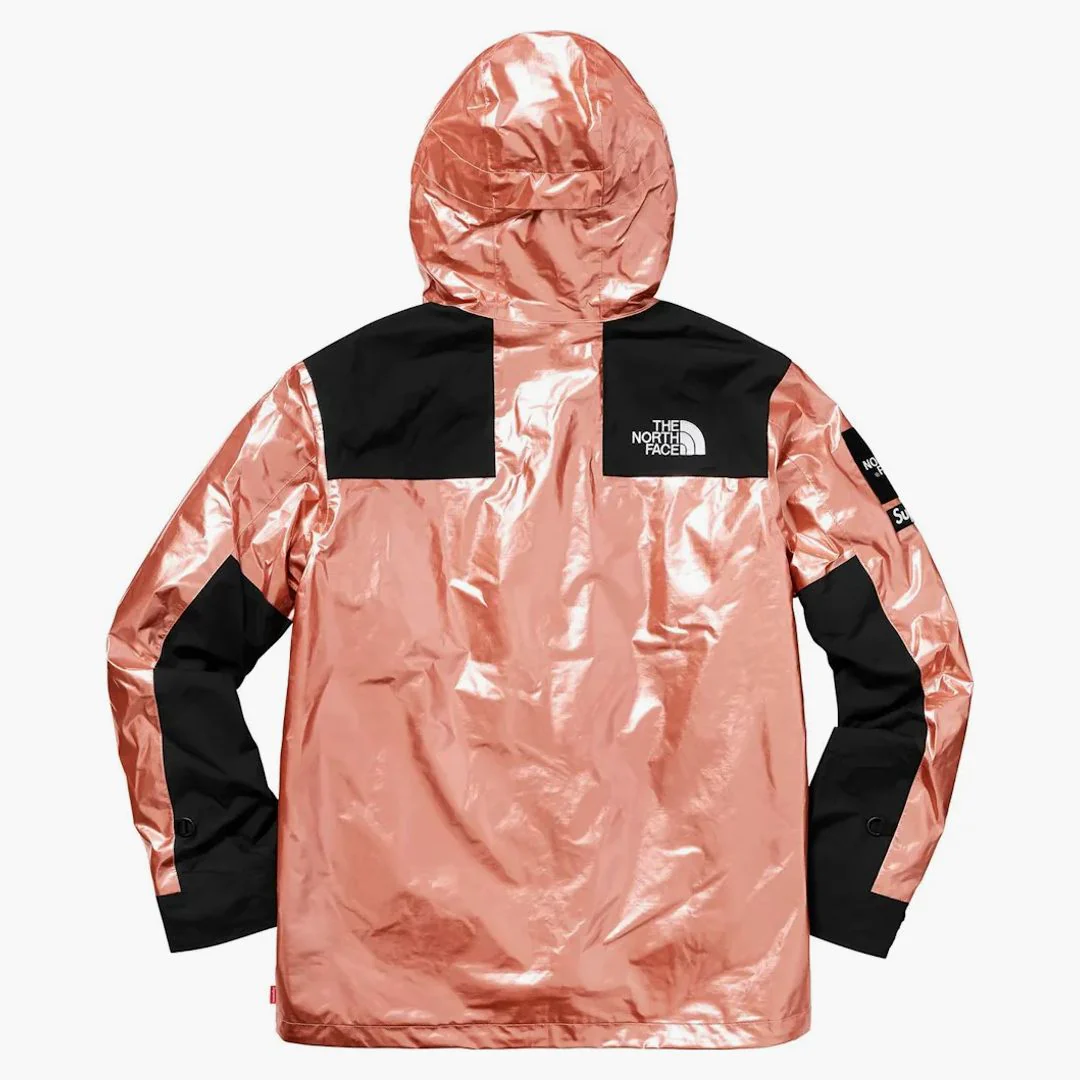 Supreme The North Face Metallic Mountain Parka Rose Gold - Image 3