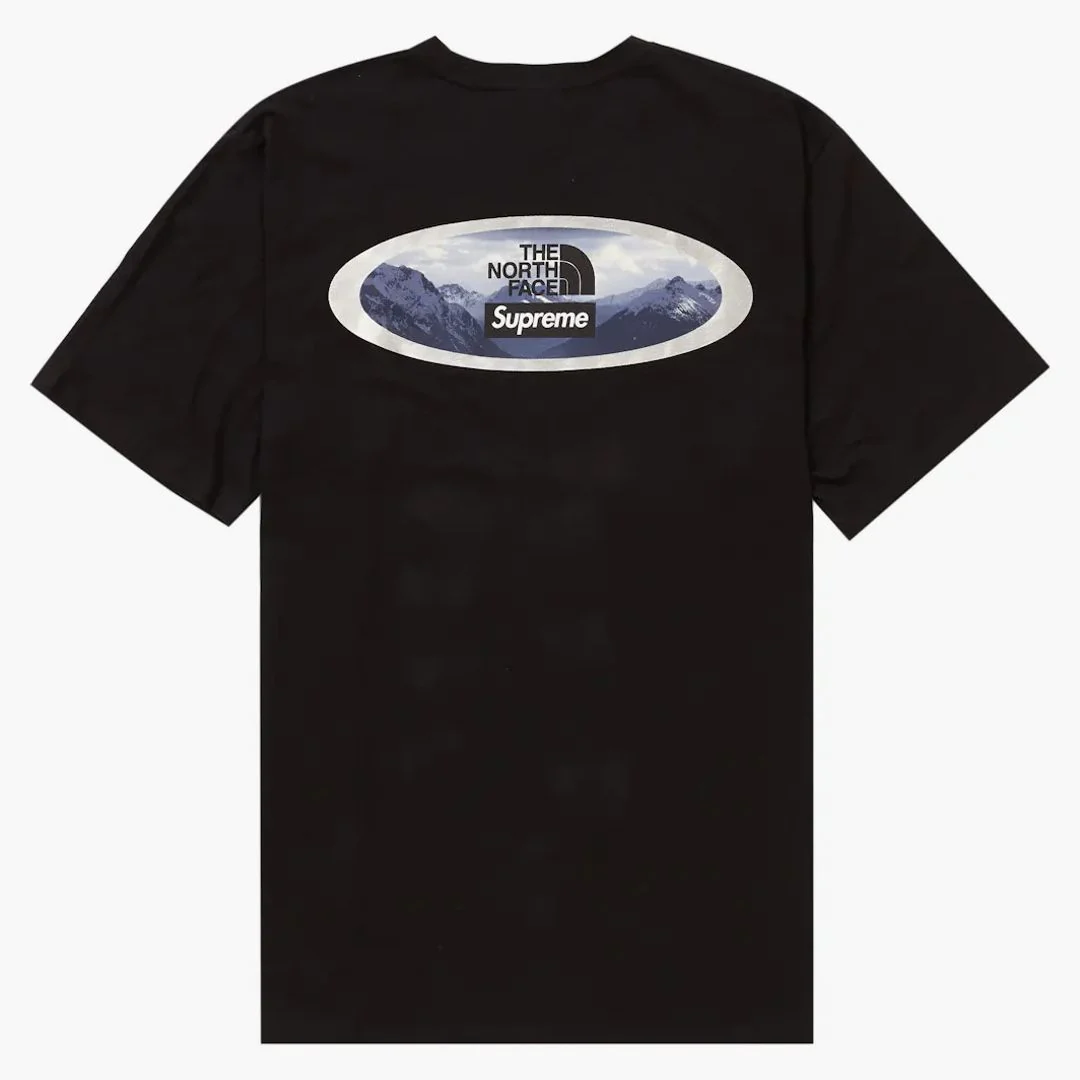 Supreme The North Face Mountains Tee Black - Image 2