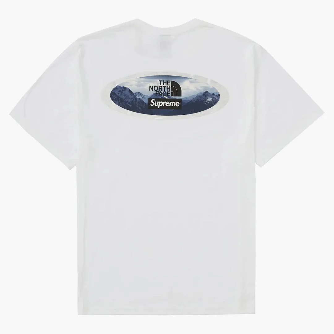 Supreme The North Face Mountains Tee White