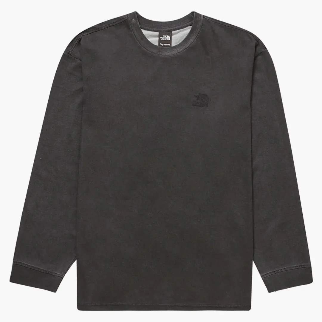 Supreme The North Face Pigment Printed L/s Top Black